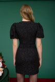 Jacquard Mini Dress