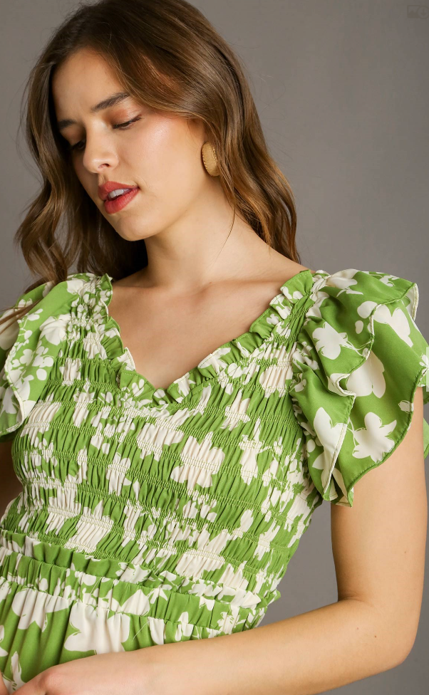 Smocked Maxi Dress