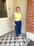 Mica Super High Cropped Wide Capri