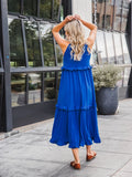 TIERED RUFFLE DRESS