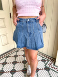 Mini Denim Skirt