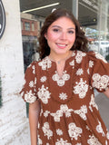Tiered Mini Dress