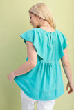 Ruffle Collar Top