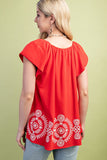Embroidered Top