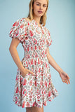 Zipper Mini Dress