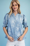 Floral Button Down Top