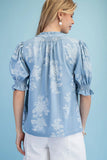 Floral Button Down Top