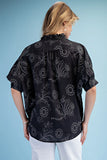 Doodle Print Top