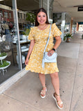 Floral Ruffle Dress