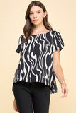 ABSTRACT BLOUSE