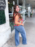 Woven Button Up Top