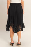 Lace Trim Skirt