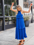 TIERED RUFFLE DRESS