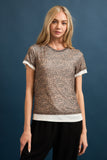 Mesh Crew Neck