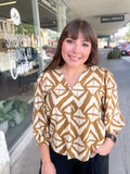 V-neck Blouse