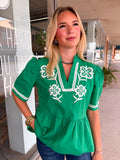 Embroidered Top