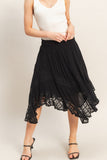 Lace Trim Skirt