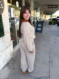Stripe Pullover Set
