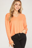 Ribbed Knit Top