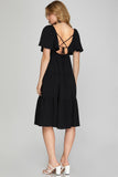 Woven Midi Dress