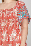 Smocked Mini Dress