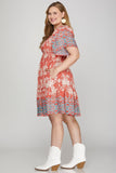Smocked Mini Dress