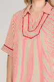 Striped Woven Top