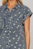 Floral Denim Dress