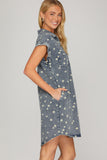 Floral Denim Dress