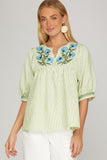 Embroidered Top