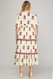 Floral Midi Dress