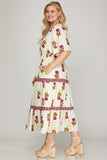 Floral Midi Dress