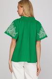 Embroidered Top