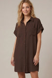 Woven Shirt Dress