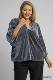 Velvet Button Down