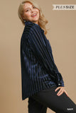 Velvet Button Down