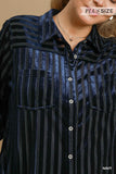 Velvet Button Down