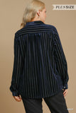 Velvet Button Down