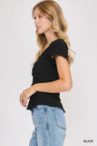 Woven Tiered Top