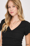 Woven Tiered Top