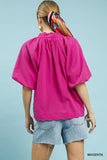 Seersucker Top