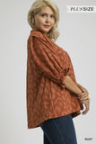 Floral Jacquard Top