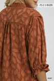 Floral Jacquard Top