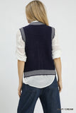 Knit Button Vest