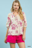 Embroidered Top *FINAL SALE