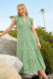 Tiered Midi Dress