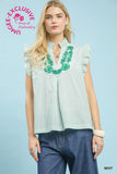 Embroidered Top