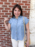 Chambray Top
