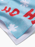 Geometry Santa Claus Tea Towel