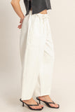 Drawstring Wide Pants